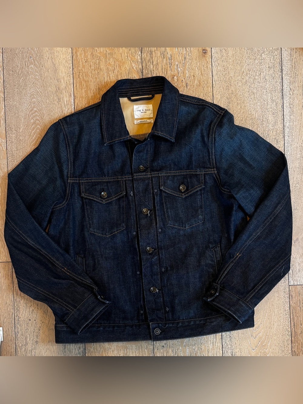 Rag & Bone Dark Wash Denim Jacket